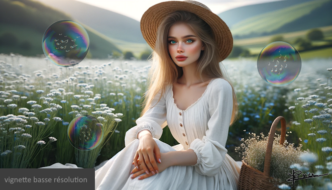 la Fille aux Cheveux de Lin